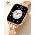 thumbnail image 6 of Wearlizer Slim Stainless Steel Watch Band Compatible with Apple Watch Band 38/40/41/42/44/45/46/49mm Women Jewelry Bracelet Strap for Series 11/10/9/8/7/6/5/4/SE/Ultra 3/2/1, 6 of 6