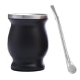 thumbnail image 1 of Bombilla tradicional para yerba mate, reutilizable, de acero inoxidable, con diseño innovador, mango curvo antideslizante para beber con seguridad, 1 of 5