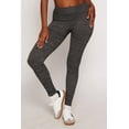 thumbnail image 2 of Womens Seamless Ribbed Knit Leggings, 2 of 3