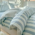 thumbnail image 2 of DONGTIAN Super Soft Washed Cotton Bed Four Piece Set, Summer Small Fresh Duvet Set, Three Piece Set, Dormitory, 2 of 5