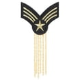 thumbnail image 1 of 1 pieza de insignia de hombro para hombre, marca de hombro, flecos, charretera, borla, tablero de hombro, 1 of 6