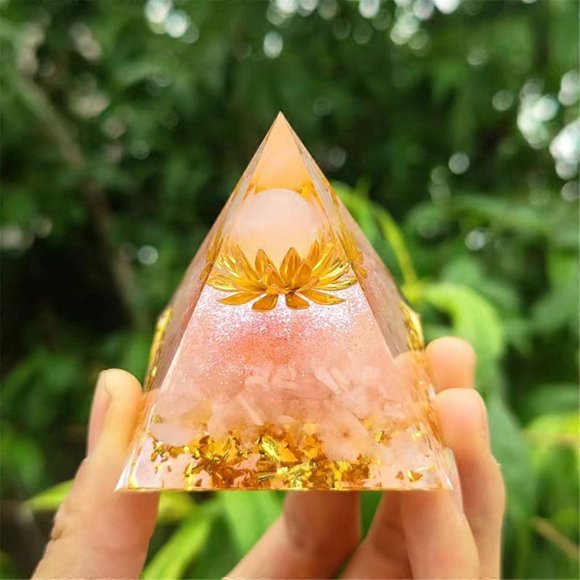 C Pyramid Ornaments CrystalEnergy Generator Orgone Pyramid