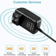 thumbnail image 2 of Guy-Tech AC/DC Adapter Compatible with Fisher Price V0099 V0099-9755 V 0099 Cradle Swing Baby, CRADLE SWING ROSE CHANDELIER Baby Sleep Nap Play 6V Power Supply Cord Cable PS Wall Home Charger, 2 of 6