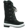 thumbnail image 2 of Refresh Wind-02 Women's Lace Up Waterproof Quilted Mid Calf Weather Snow Boots, 2 of 4