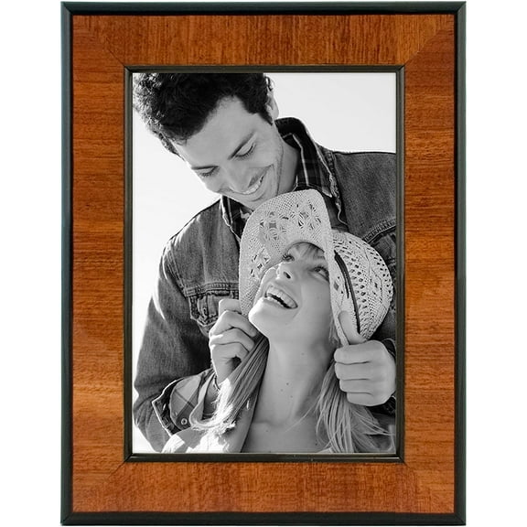 5X7 BURLWOOD PICTURE FRAME