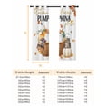 thumbnail image 6 of Fsddascl Thanksgiving Blackout Curtains for Bedroom/Living Room, Thermal Insulated Kitchen Curtains, White Pumpkins Watercolor Retro Fall Grommet Darkening Window Treatment Drapes 52"x72"x2, 6 of 6