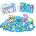 thumbnail image 1 of Cubo de arena sensorial Sensationally OT Mermaid con arena mágica de 1 kg, 1 of 9