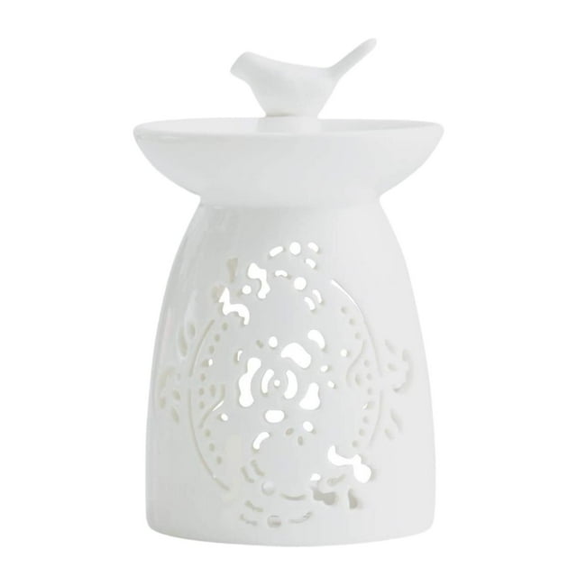 Quemador de cera derretida de cerámica, adorno de quemador de aceite, estatuilla artística, soporte de artesanal, difusor perfumado de vela
