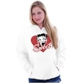 thumbnail image 3 of Betty Boop Sweetheart Love Cute Hoodie Sweatshirt Women Brisco Brands M, 3 of 6