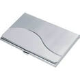thumbnail image 2 of Visol V405B Wave Polished And Satin Finish Business Card Case, 2 of 3