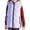 Purple, variant on Fancifize Kids Winter Puffer Vest Lightweight Water-Resistant Long Hooded Jacket Casual Sleeveless Winter Warm Coat Outwear with Zip Pocket