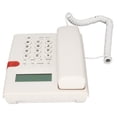 thumbnail image 1 of Desktop Telephone DTMF Compatible with Hands Speaker and Call Memory for Office Home Hotel with Protection Design, 1 of 7