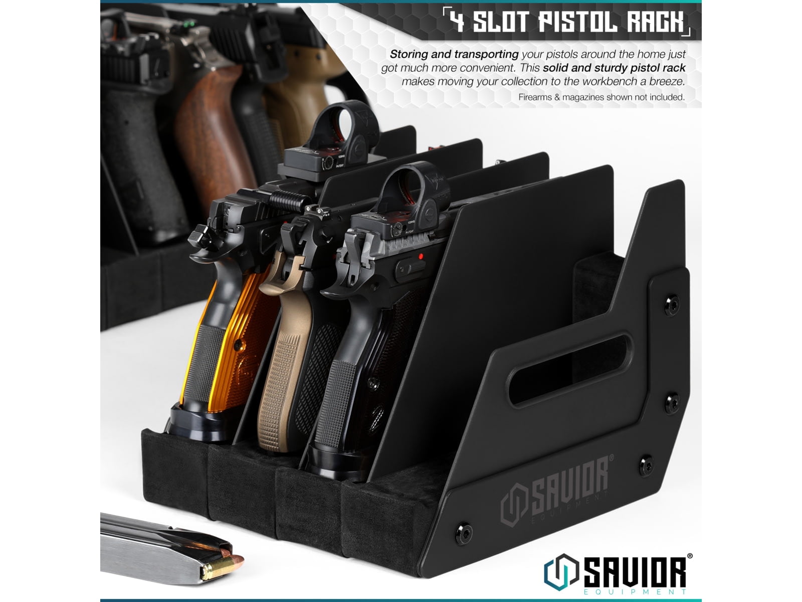 Savior Pistol Rack (4 Slots)