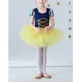 thumbnail image 5 of ATAIKU 3-9Y Kids Girls Princess Ballet Dress Short Sleeve Leotards Skirted Tutu Dancewear Halloween Christmas Party Dress, 5 of 14