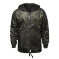 thumbnail image 1 of FashionOutfit Men's Casual Solid Color Zipper Detail Waterproof Windbreaker, 1 of 1