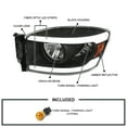 thumbnail image 3 of Spec-D Tuning Black Headlights w/ LED Bar Compatible with 2006-2008 Dodge Ram 1500 / 2500 / 3500, 2007-2009 Dodge Ram 2500 / 3500, Left + Right Pair Headlamps Assembly, 3 of 6