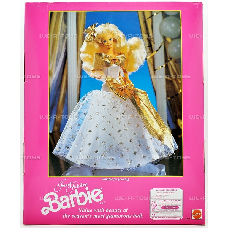 Jewel Jubilee Barbie - 1991 Vintage Barbie - Walmart.com