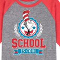 thumbnail image 3 of Dr. Seuss - School Is Cool - Toddler And Youth Raglan Graphic T-Shirt, 3 of 7