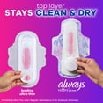 thumbnail image 5 of Always Radiant with FlexFoam Pads, Size 1, Regular, Wings, 15 Count, 5 of 12