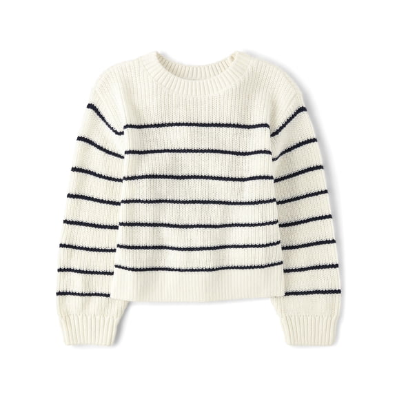 The Children's Place Girls Long Sleeve Crew Neck Pullover Sweater, Sizes XS-XXL