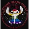 thumbnail image 2 of Junior's Lilo & Stitch Ohana Rainbow Pride Racerback Tank Top Black X Large, 2 of 5