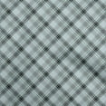thumbnail image 1 of oneOone Cotton Cambric Dusty Blue Fabric Check Quilting Supplies Print Sewing Fabric By The Yard 42 Inch Wide, 1 of 4