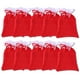 thumbnail image 1 of Bolsas con cordón Bolsas para envolver regalos de Navidad Regalos de Navidad Sacos de almacenamiento Favor de fiesta Organizador de dulces 10 piezas Inevent HA008826-00, 1 of 7