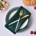 thumbnail image 4 of 6pcs 12"x12" Resuable Napkins Satin Polyester Napkin Handkerchief Cloth Diner Banquet Wedding Party Home Christmas Decorations, 4 of 4