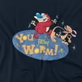 thumbnail image 2 of Ren And Stimpy T-Shirt You Filthy Worm! Unisex Graphic Tee For Men & Women, 2 of 7