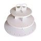 thumbnail image 1 of Soportes de pastel de taza de tres capas, soporte de piruleta redondo extraíble, mesa, boda, cumpleaños, vacaciones, fiesta, herramientas de decoración para hornear Yuarrent JJ13140-00, 1 of 7