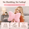thumbnail image 4 of 2 Pack Bow Pillow, Throw Pillow for Couch, Cute Decorative Pillows, Soft Pink Aesthetic Home Decor, Lumbar Support Pillow for Bedroom, Sofa or Chair, 15 x 12.5 Inch, 4 of 8