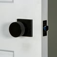 thumbnail image 5 of Viaggio Qadmltclo_Psg_234 Motivo Solid Brass Passage Door Knob Set - Black, 5 of 7