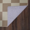 thumbnail image 3 of My Magic Carpet 5'x7' Machine Washable Non-Slip Faux Jute Area Rug - Jaya Checkered Natural, 3 of 6
