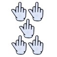 thumbnail image 1 of Middle Finger Suction Cup, Novelty Middle Finger Gag Gifts, Suction Cup Middle Finger Decoration Accessories For Car Screen Mirrors Glass, 1 of 8