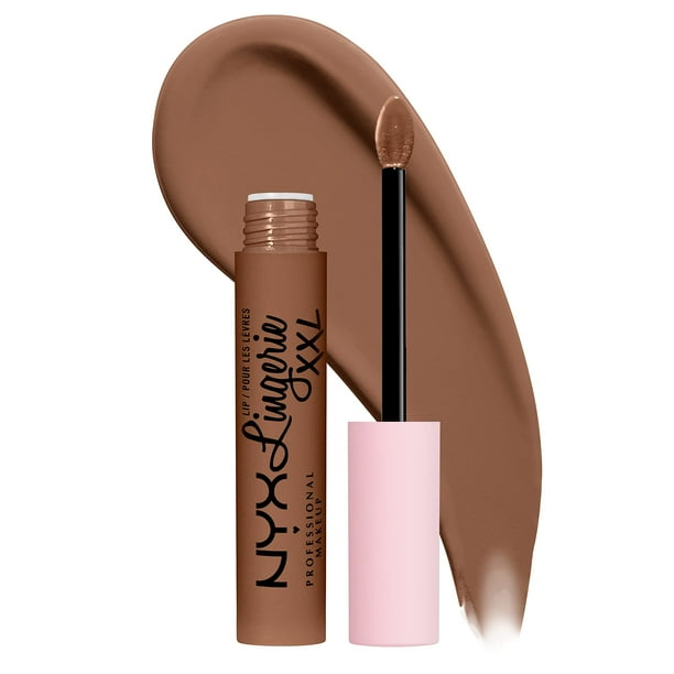 Lipstick NYX PROFESSIONAL MAKEUP Labial Lencería XXL Hot Caramelo