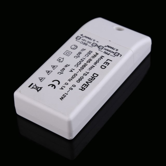 Transformador de fuente de alimentación Ndcxsfigh controlador LED 12W Para tiras de luces LED DC 12V 1A