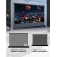 thumbnail image 2 of S Electric Tension Floor Screen With 3D(High Gain) Obsidian Long Throw Ambient Light Rejecting 【Recommended For Normal/Standard/Long Throw Projector Use】, 2 of 7