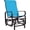 Blue, variant on NeoNiches Outdoor Glider Chair, Gliders for Outside Patio with Smooth Gliding Mechanism and Lightweight Construction for Backyard, Gray