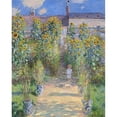 thumbnail image 2 of Claude Monet 12x14 Gold Ornate Wood Frame and Double Matted Museum Art Print Titled - The Artist's Garden at Vetheuil (1881), 2 of 4