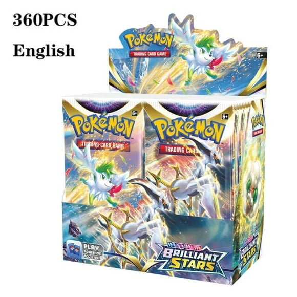Cartes Pokémon Anime à collectionner pour enfants, carte de bataille, carte de jeu de société, couronne Zenith, argent Tempest Lost Origin, cadeau jouet pour enfants, 324 pièces