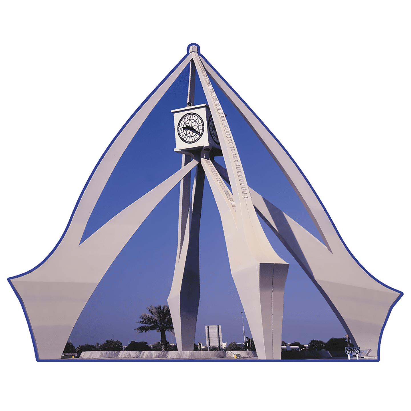 Deira Dubai Clock Tower Cardboard Cutout Standee Standup