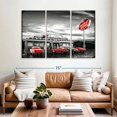 thumbnail image 2 of Elephant Stock American Diner Pop Wall Art - Horizontal Multi Panel Canvas - Living Room Wall Decor - Transportation Multi Panel - Gray And Black Decor - 65" x 42", 2 of 8