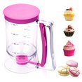 thumbnail image 2 of Inkcraft 900ml Batter Dispenser – ABS Mess-Free Pancake, Cupcake, Waffle & Cake Baking Tool with Measuring Labels,2pc, 2 of 8