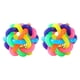 thumbnail image 4 of 2 pelotas de goma tambaleantes y nobbly para cachorros y gatos, juguete interactivo con cascabeles para perros. 7cm, 4 of 8