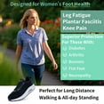 thumbnail image 3 of AOV GREEN LEAF Women's Walking Shoes with Arch Support Orthotic Sneakers for Plantar Fasciitis Tennis Running Shoes US 5.5-11, 3 of 12
