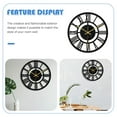thumbnail image 2 of USHOBE Silent Wall Clock Black Acrylic 1Pcs 11.8In For Home Decor, 2 of 8