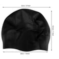 thumbnail image 3 of Swimming , Long Hair Swimming Hat Strong Wrapping Force Durable  for Swimming, 3 of 8