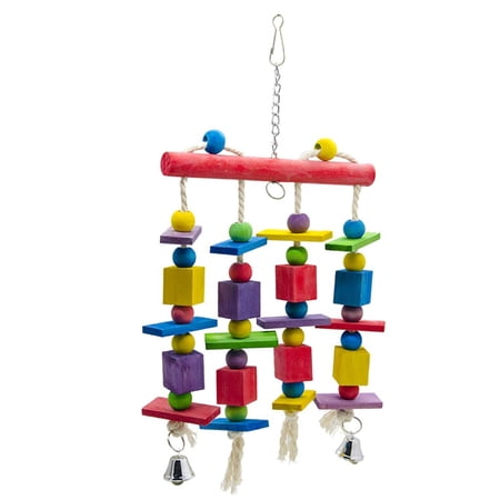 Bird Toy, Small Or Medium Or Large Parrot Toy Colorful Bead Cage Parrot Chewing Toy