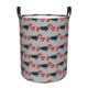 thumbnail image 1 of Balery Dachshund Dog Heart Cesta de ropa redonda con asas, impermeable, independiente, para ropa, juguetes, dormitorio y familia-Small, 1 of 6