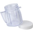 thumbnail image 5 of For Blender Replacement Parts, 4937 Mini Osterizer Blender Jar Accessory, Mini Plastic Jars with Lids (1 Pack), 5 of 5